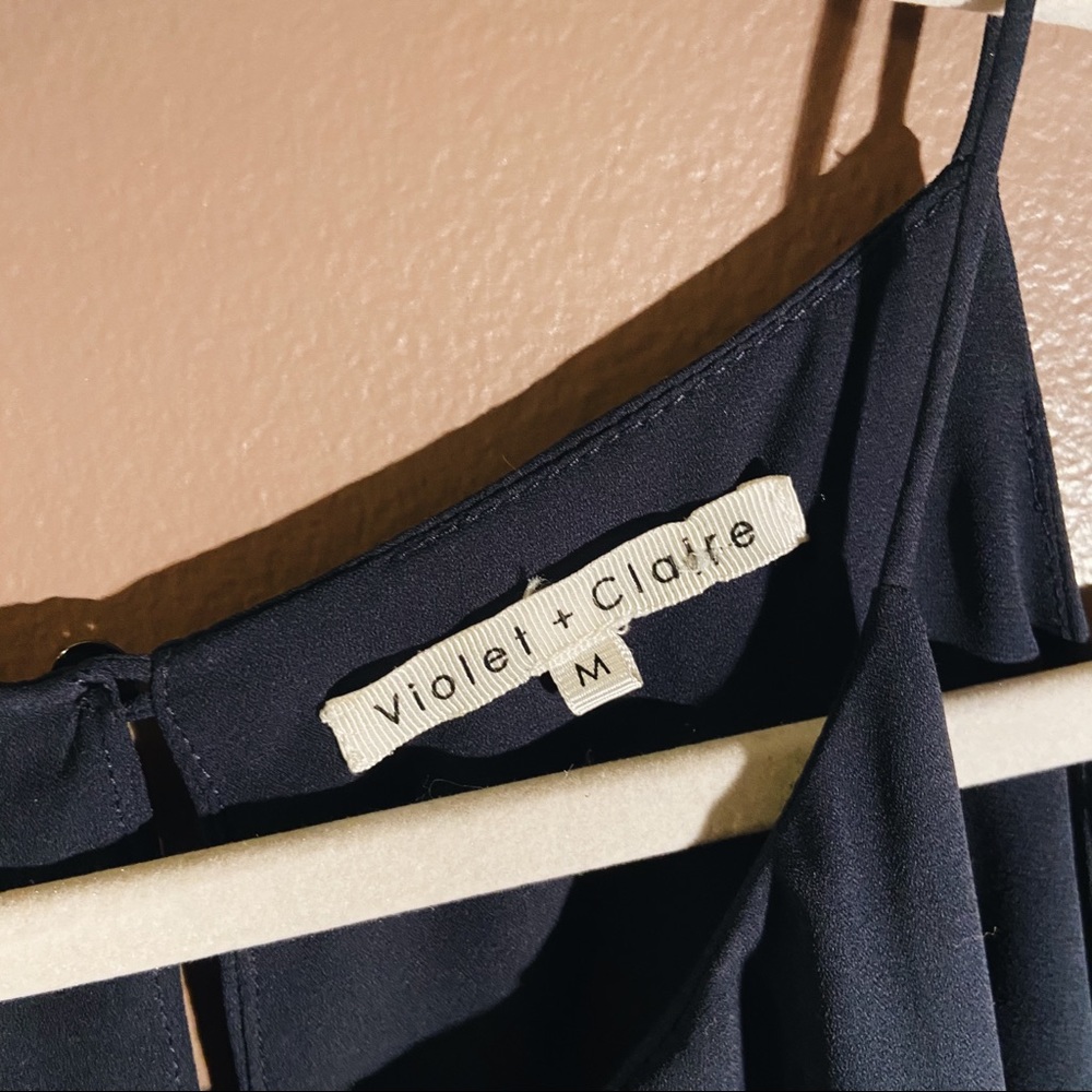 Navy Blouse Tank - Picture 3 of 3